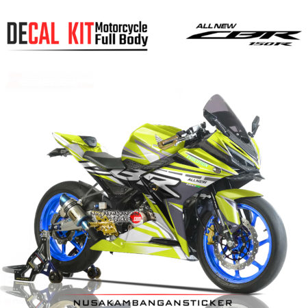 Decal Sticker Honda CBR 150 R All New Evolution Kuning 04