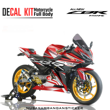 Decal Sticker Honda CBR 150 R All New Evolution merah 01