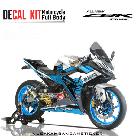 Decal Sticker Honda CBR 150 R All New Honda Performance Biru Putih Stiker Full Body
