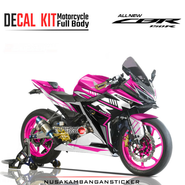 Decal Sticker Honda CBR 150 R All New evolution kit pink Stiker Full Body