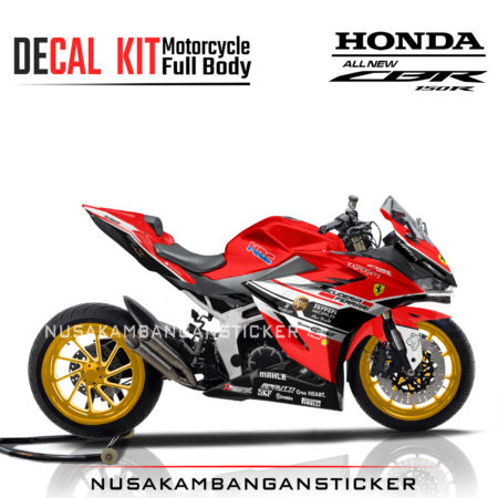 Sticker Motor Honda CBR 150 New 2021 Ferari F1 Merah