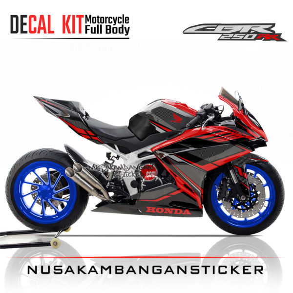 Decal CBR 250 RR – Carbon Red