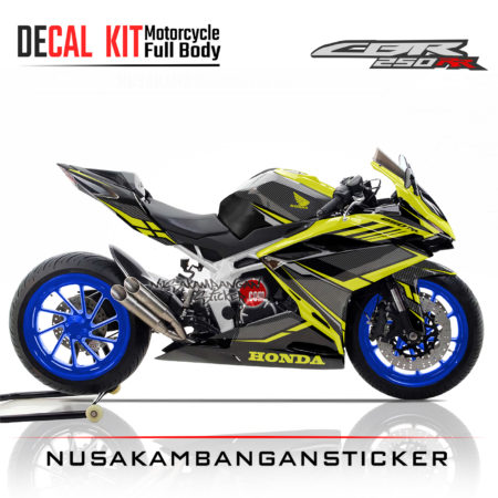 Decal CBR 250 RR – Carbon yelow