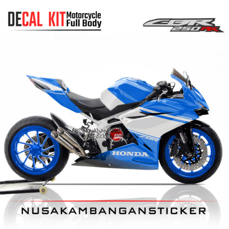 Decal CBR 250 RR – Ducati RR biru 2