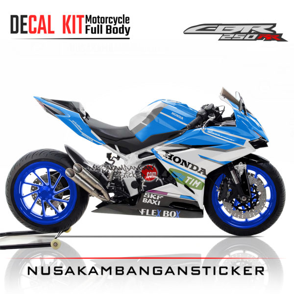 Decal CBR 250 RR – Ducati desmosedici 17 Ice Blue