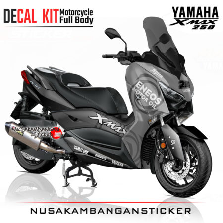 Decal Sticker Yamaha Xmax Eneos Motor Oil Grey
