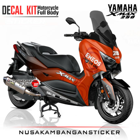 Decal Sticker Yamaha Xmax 250 Eneos Motor Oil Orens Stiker Full Body