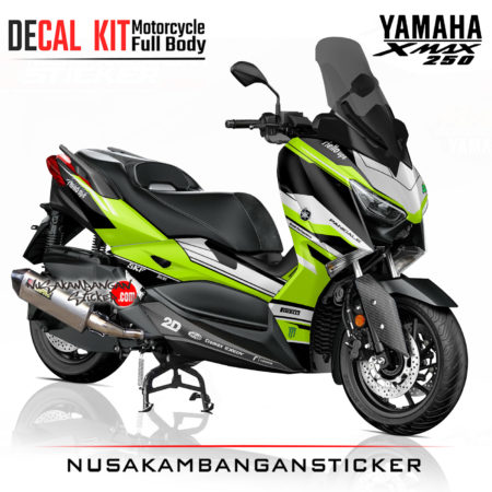 Decal Sticker Yamaha Xmax 250 Ferari Hijau Stiker Full Body