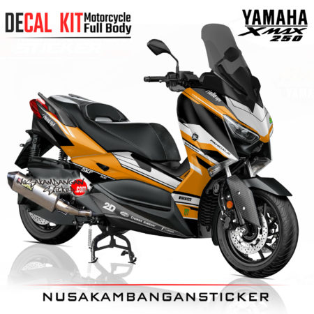 Decal Sticker Yamaha Xmax 250 Ferari Kuning Stiker Full Body