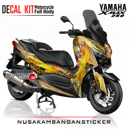 Decal Sticker Yamaha Xmax Mobile Legend gold