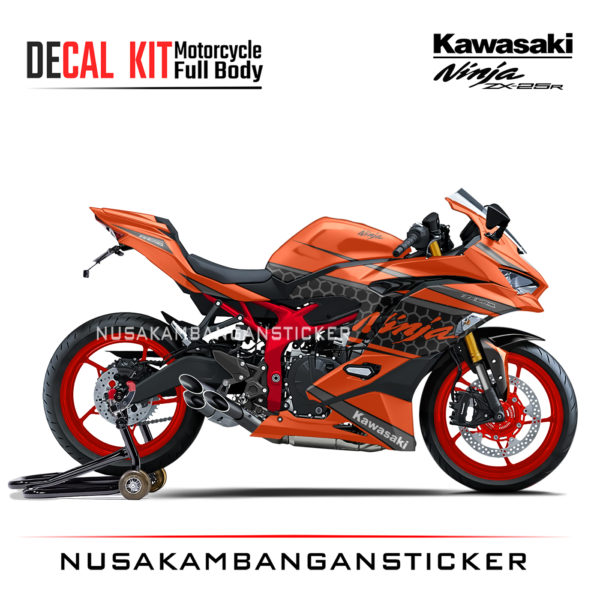 Decal Stiker Kawasaki Ninja ZX25R Authenthic Orens Sticker Full Body Nusakambangansticker