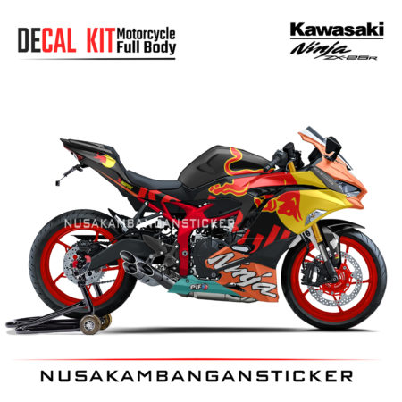 Decal Stiker Kawasaki Ninja ZX25R Banteng Hitam Sticker Full Body Nusakambangansticker