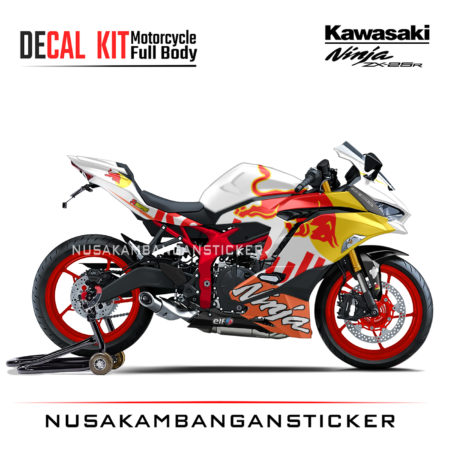 Decal Stiker Kawasaki Ninja ZX25R Banteng Putih Sticker Full Body Nusakambangansticker