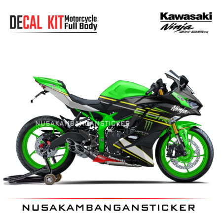 Decal Stiker Kawasaki Ninja ZX25R Hijau Spesial Edition Sticker Full Body
