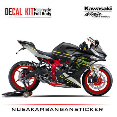 Decal Stiker Kawasaki Ninja ZX25R Hitam Spesial Edition Sticker Full Body