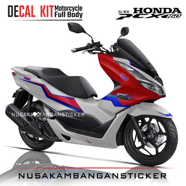 DECAL KIT STICKER HONDA PCX 160 LIVERY CBR1000 RACING PUTIH05 NUSAKAMBANGANSTICKER