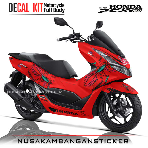 DECAL KIT STICKER HONDA PCX 160 MM93 RED05 NUSAKAMBANGANSTICKER