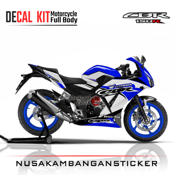 Decal Sticker CBR 150 K45 Ahrt racing biru Stiker Full Body Nusakambangansticker
