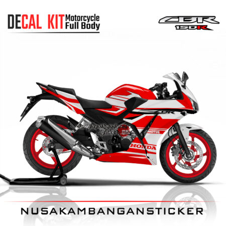 Decal Sticker CBR 150 K45 Honda Racing Merah Stiker Full Body Nusakambangansticker