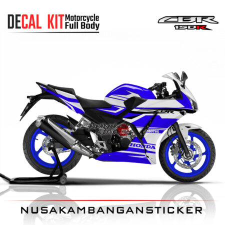 Decal Sticker CBR 150 K45 Honda Racing blue Stiker Full Body Nusakambangansticker