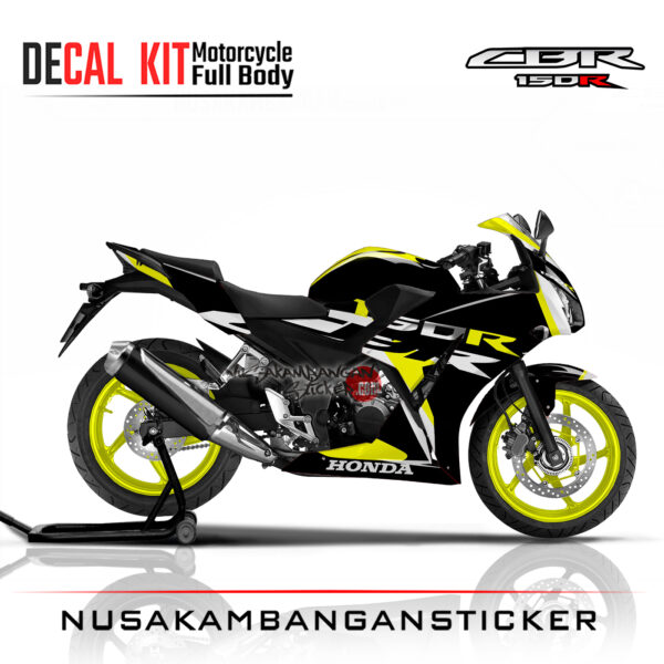 Decal Sticker CBR 150 K45 R yelow kit design Stiker Full Body Nusakambangansticker
