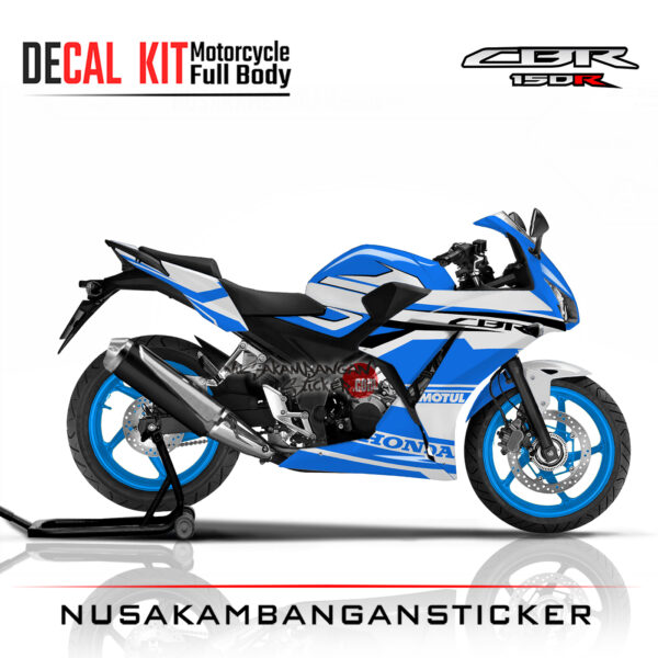 Decal Sticker CBR 150 K45 biru racing Stiker Full Body Nusakambangansticker
