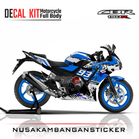 Decal Sticker CBR 150 K45 blue marques Stiker Full Body Nusakambangansticker