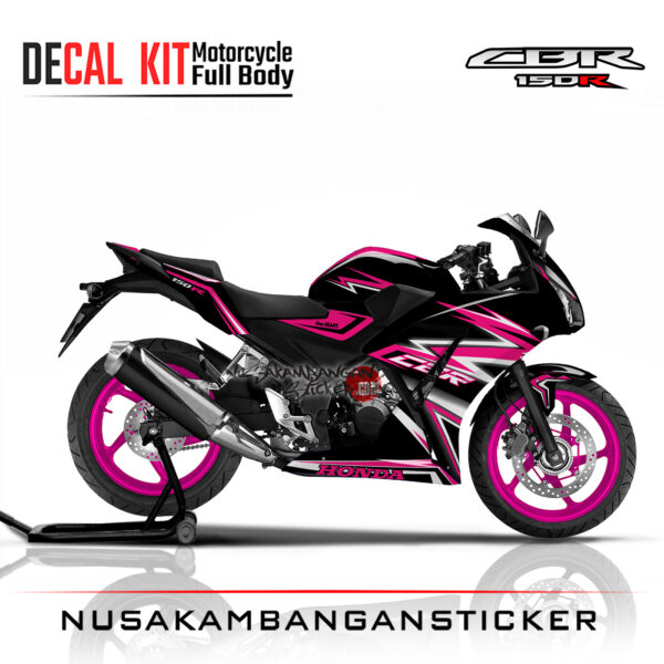 Decal Sticker CBR 150 K45 grafis pink Stiker Full Body Nusakambangansticker