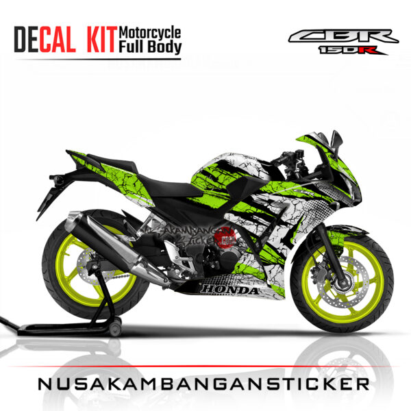 Decal Sticker CBR 150 K45 hijau racing Stiker Full Body Nusakambangansticker