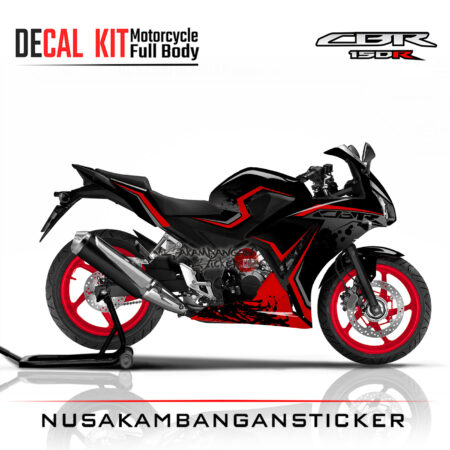Decal Sticker CBR 150 K45 racing black Stiker Full Body Nusakambangansticker