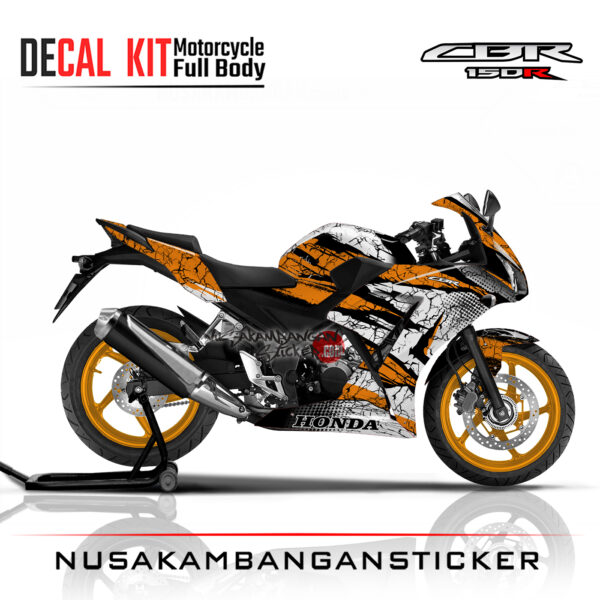 Decal Sticker CBR 150 K45 racing orens Stiker Full Body Nusakambangansticker