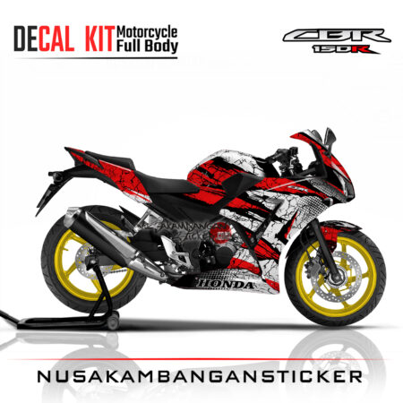 Decal Sticker CBR 150 K45 red racing Stiker Full Body Nusakambangansticker