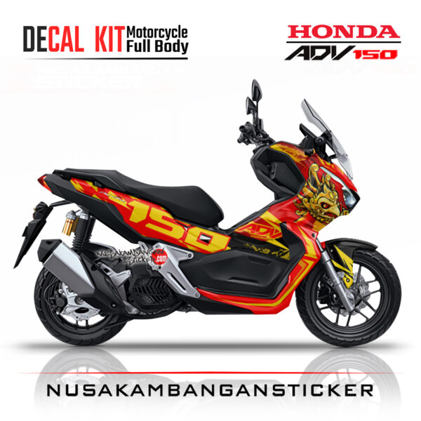 Decal Sticker Honda ADV 150 Garuda Merah Stiker Full Body Nusakambangansticker