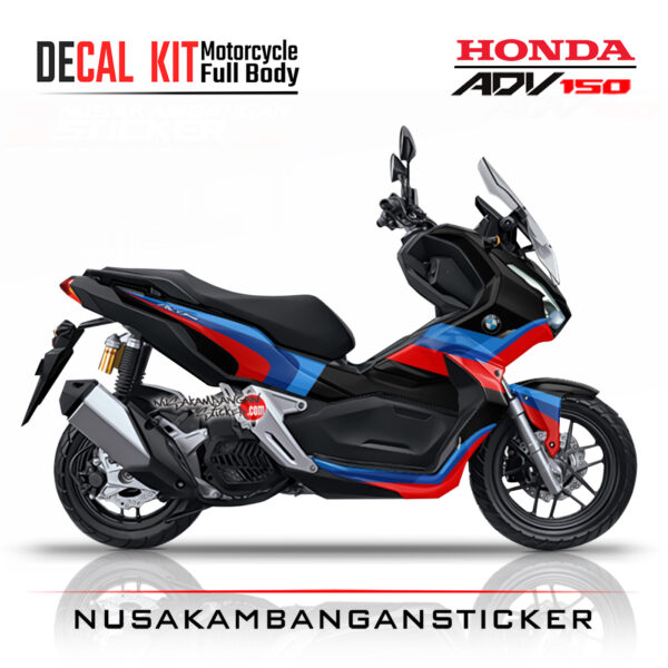 Decal Sticker Honda ADV 150 Livery Bmw SafetyCar Hitam Stiker Full Body Nusakambangansticker