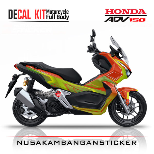 Decal Sticker Honda ADV 150 Orens Stiker Full Body Nusakambangansticker