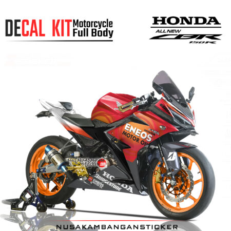 Decal Sticker Honda CBR 150 R All New Eneos Racing Merah Stiker Full Body Nusakambangansticker