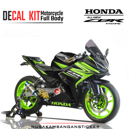 Decal Sticker Honda CBR 150 R All New Grafis Green Lime modifikasi Stiker Full Body Nusakambangansticker