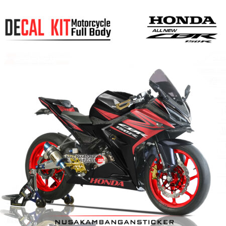 Decal Sticker Honda CBR 150 R All New Grafis Merah modifikasi Stiker Full Body Nusakambangansticker
