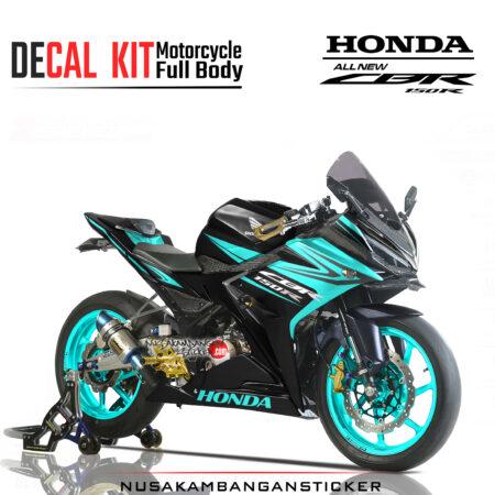 Decal Sticker Honda CBR 150 R All New Grafis biru tosca Stiker Full Body Nusakambanganstickermodifikasi