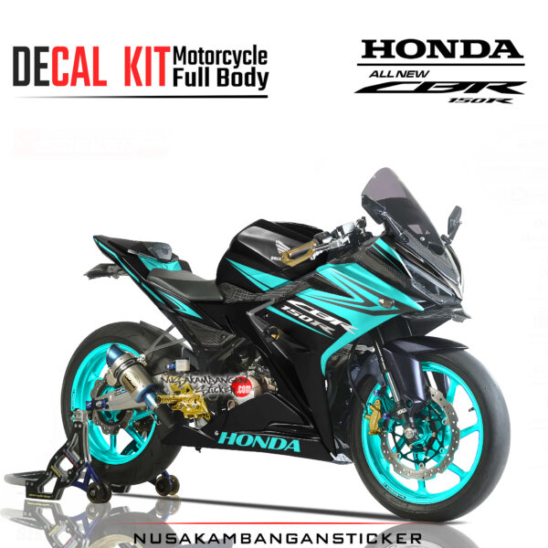 Decal Sticker Honda CBR 150 R All New Grafis biru tosca Stiker Full Body Nusakambanganstickermodifikasi