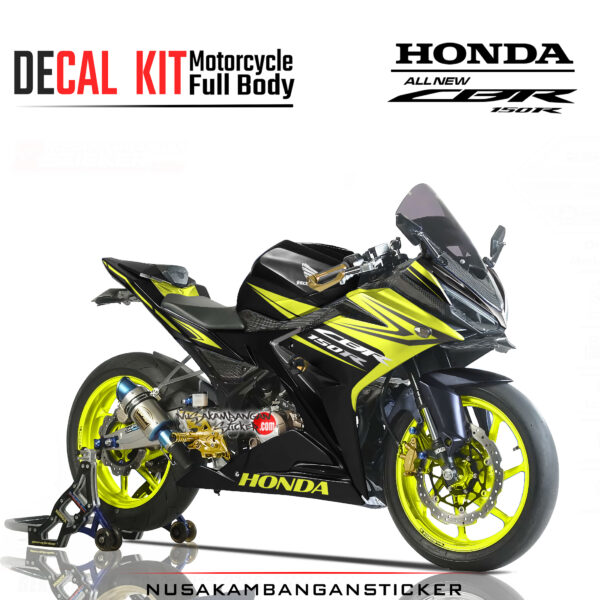 Decal Sticker Honda CBR 150 R All New Grafis kuning modifikasi Stiker Full Body Nusakambangansticker