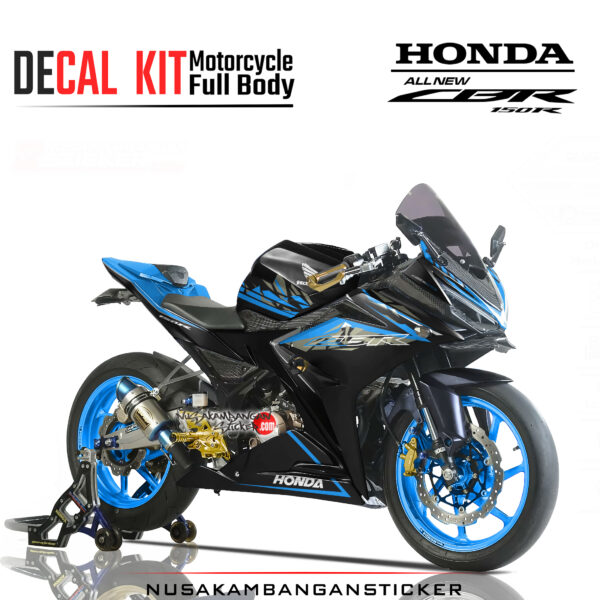 Decal Sticker Honda CBR 150 R All New Grapic kit Biru modifikasi Stiker Full Body Nusakambangansticker