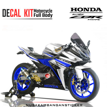 Decal Sticker Honda CBR 150 R All New Grapic kit authenthic biru modifikasi Stiker Full Body Nusakambangansticker