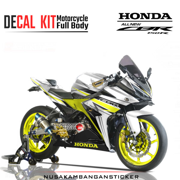 Decal Sticker Honda CBR 150 R All New Grapic kit authenthic kuning modifikasi Stiker Full Body Nusakambangansticker