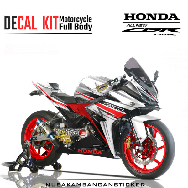 Decal Sticker Honda CBR 150 R All New Grapic kit authenthic merah modifikasi Stiker Full Body Nusakambangansticker
