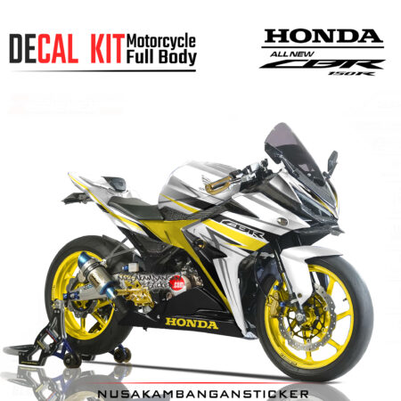 Decal Sticker Honda CBR 150 R All New Grapic kit authenthic yelow modifikasi Stiker Full Body Nusakambangansticker