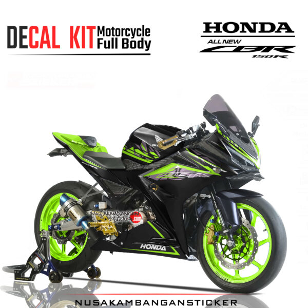 Decal Sticker Honda CBR 150 R All New Grapic kit green lime modifikasi Stiker Full Body Nusakambangansticker