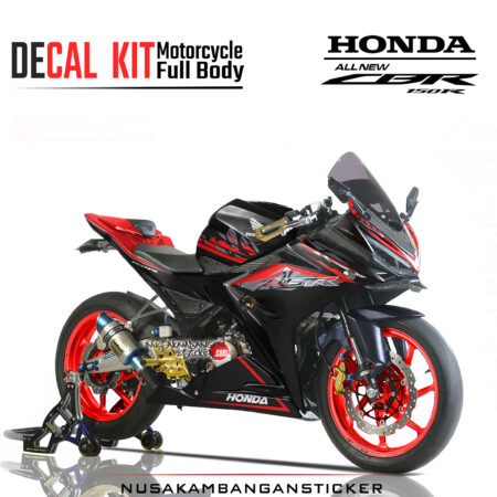 Decal Sticker Honda CBR 150 R All New Grapic kit merah modifikasi Stiker Full Body Nusakambangansticker