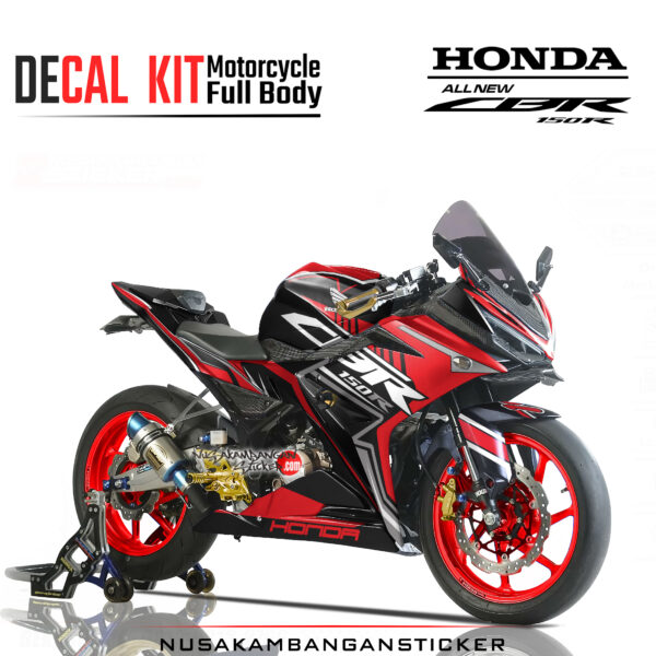 Decal Sticker Honda CBR 150 R All New Stiker Kit Merah modifikasi Stiker Full Body Nusakambangansticker