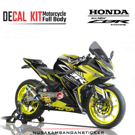 Decal Sticker Honda CBR 150 R All New Stiker Kit kuning modifikasi Stiker Full Body Nusakambangansticker